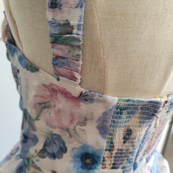 Zimmerman Rebellious style pleated mini floral dress - Picture 7 of 11